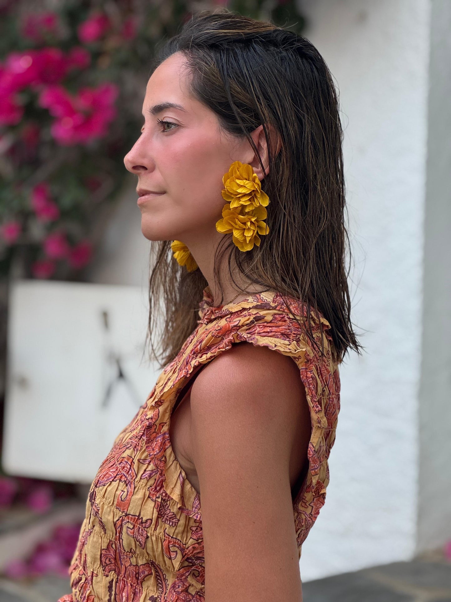 PENDIENTES FLOR