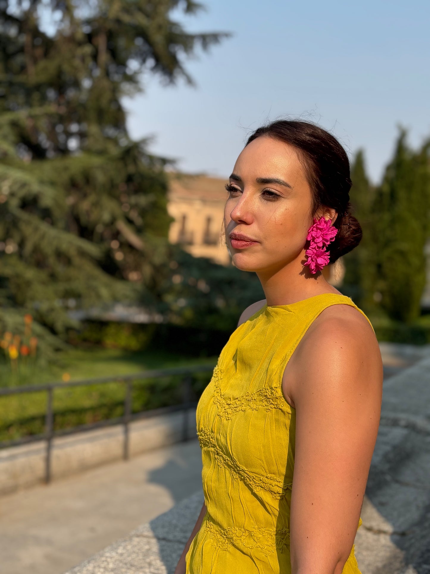 PENDIENTES FLOR