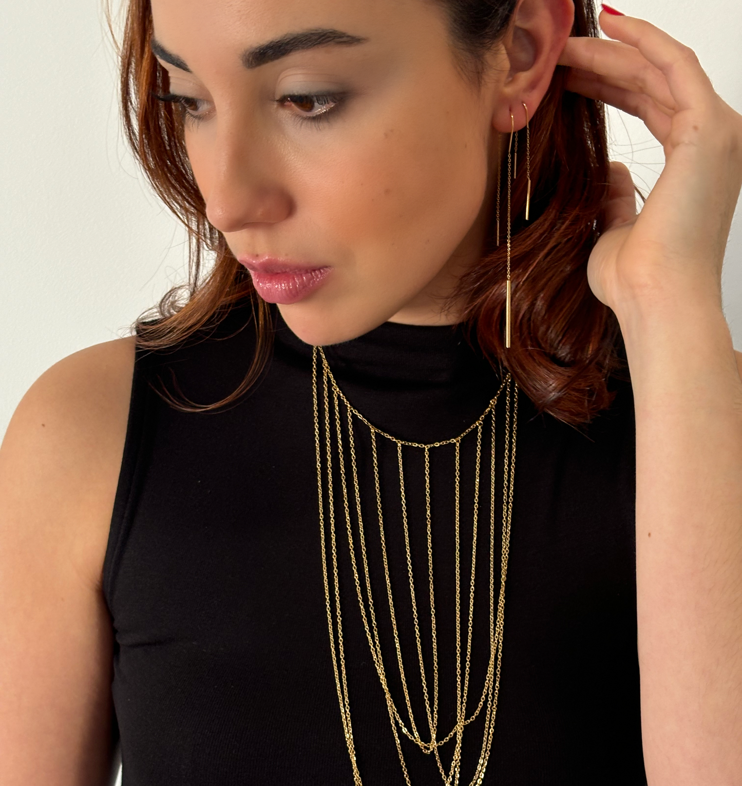 PENDIENTES LISA ORO