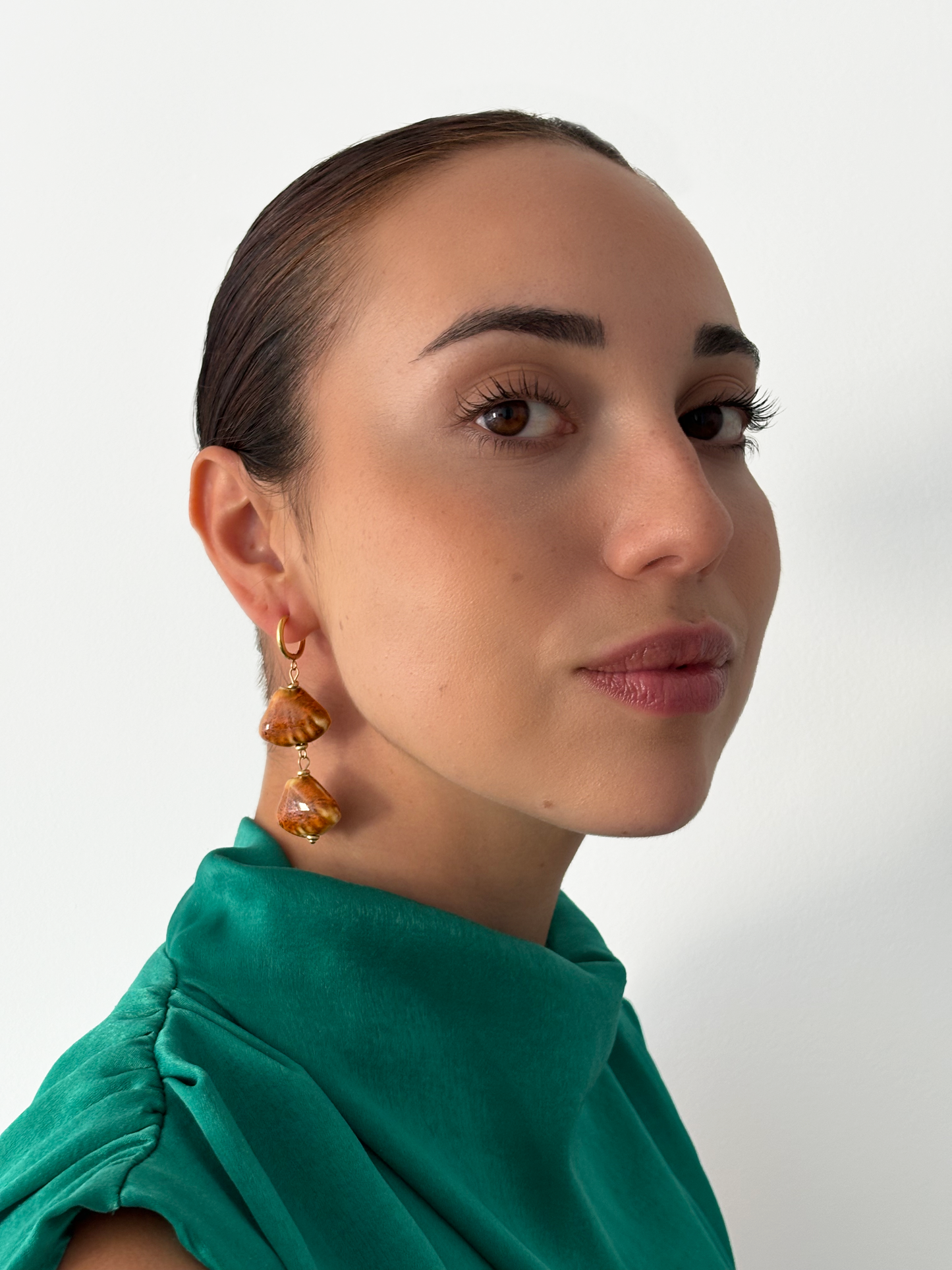 PENDIENTES CONCHA