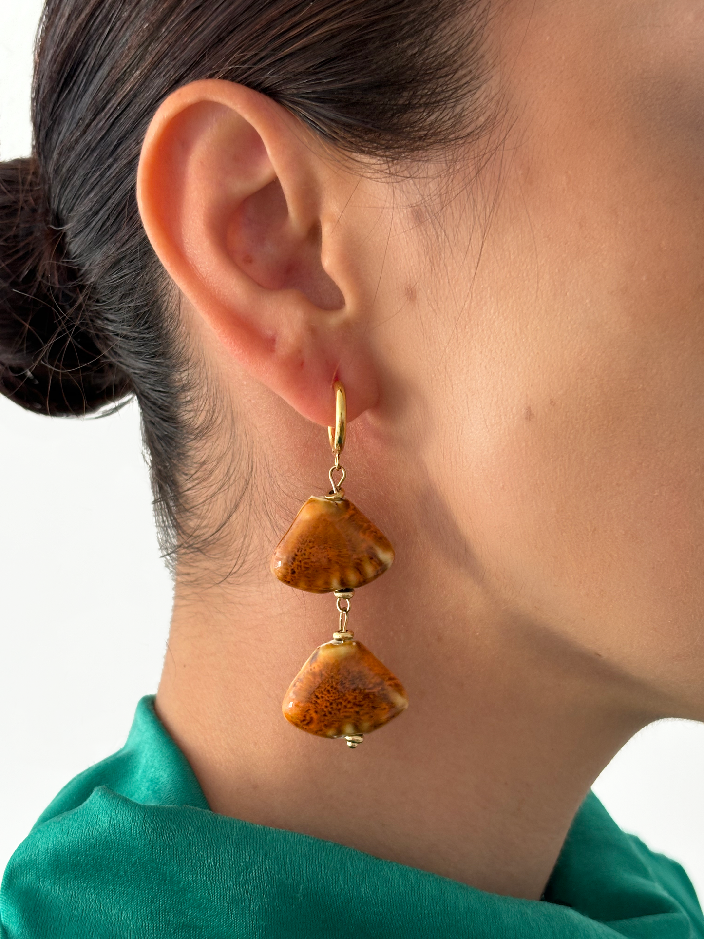 PENDIENTES CONCHA